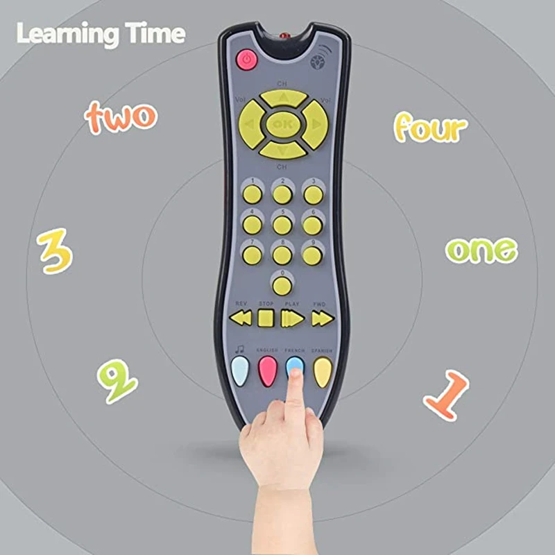 Baby Simulation TV Remote Control Kids Educational Music English Learning Toy Gift | Игрушки и хобби