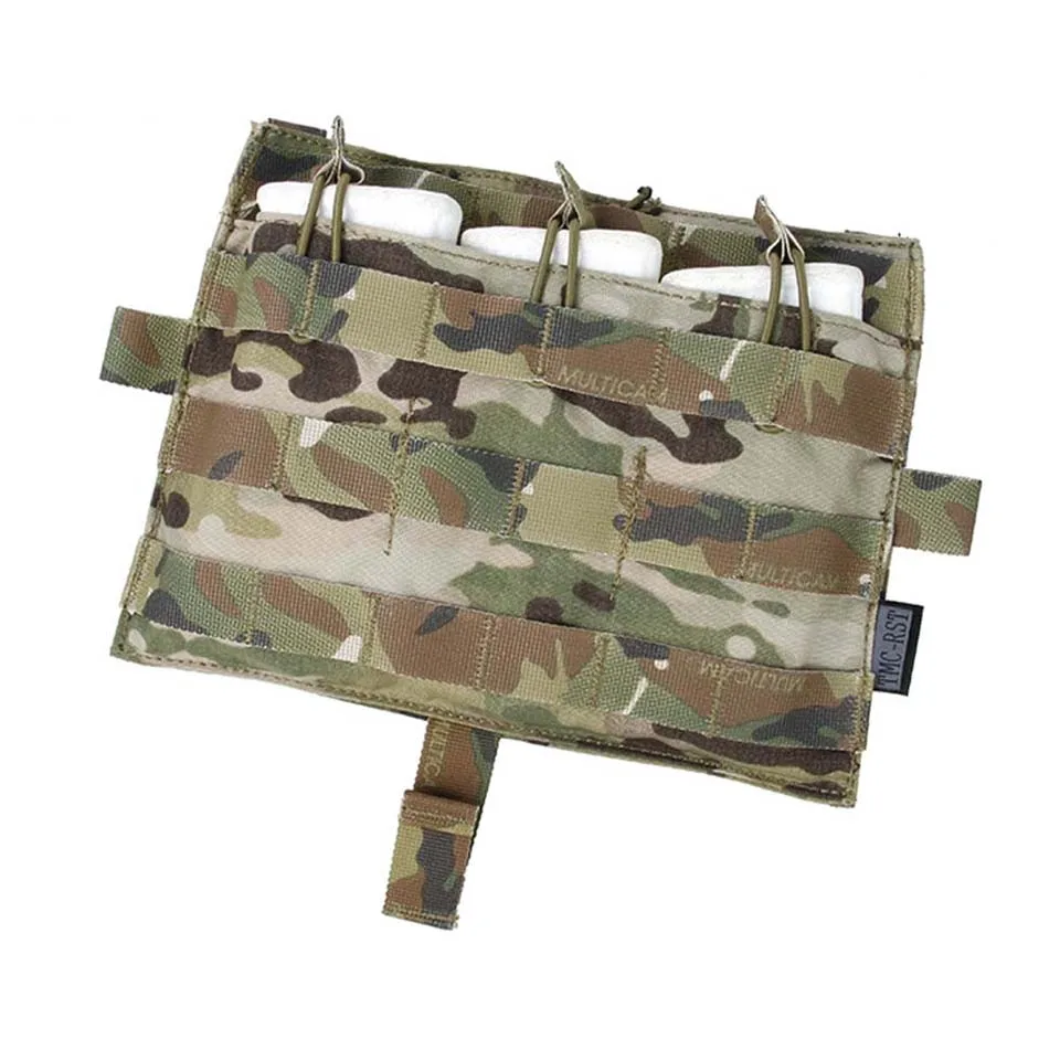 

TMC2849 TMC Molle M4 TRIPLE MAG Pouch Bag Multicam for Tactical AVS JPC2.0 Vest Front Panel for Airsoft Hunting Free Shipping