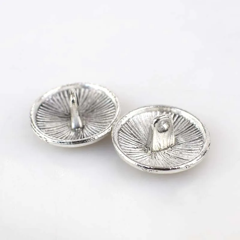 50 шт. цветочный узор в стиле ретро Цинковый цвет мужские костюмы пальто пуговицы