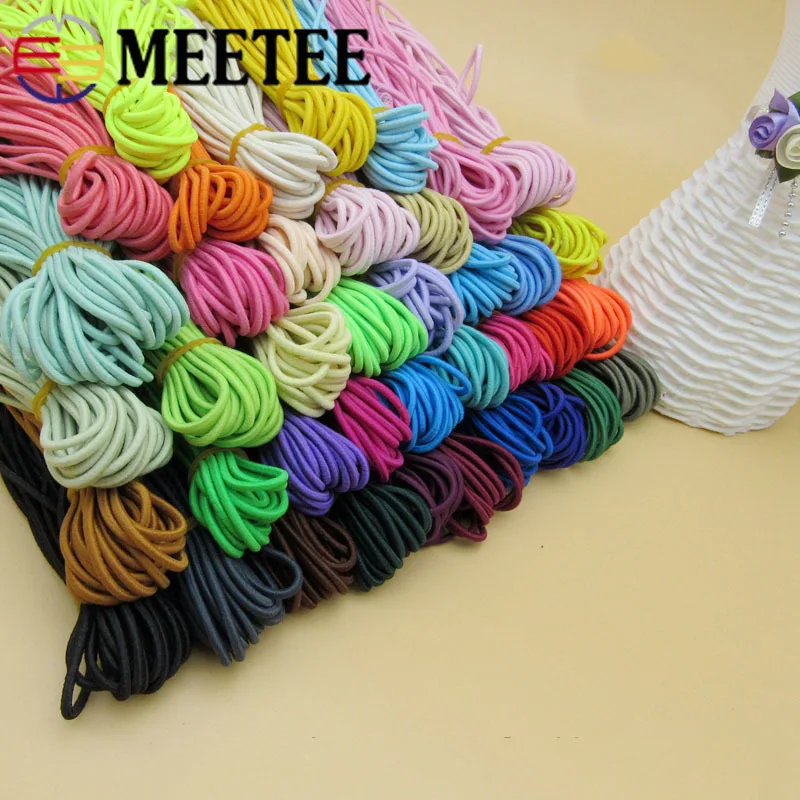 Экологически чистый круглый эластичный шнур 20 метров 5 мм мягкие эластичные