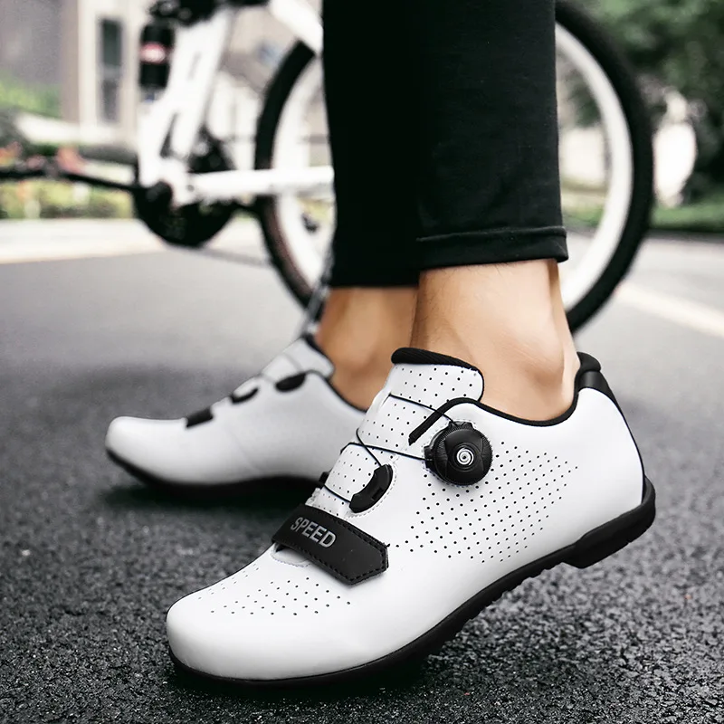 Harga Sepatu Bersepeda MTB Sepatu Sepeda Balap Atletik Luar Ruangan Profesional Sepatu Sepeda Bersepeda Mengunci Sendiri Sneakers Olahraga Berkendara Uniseks