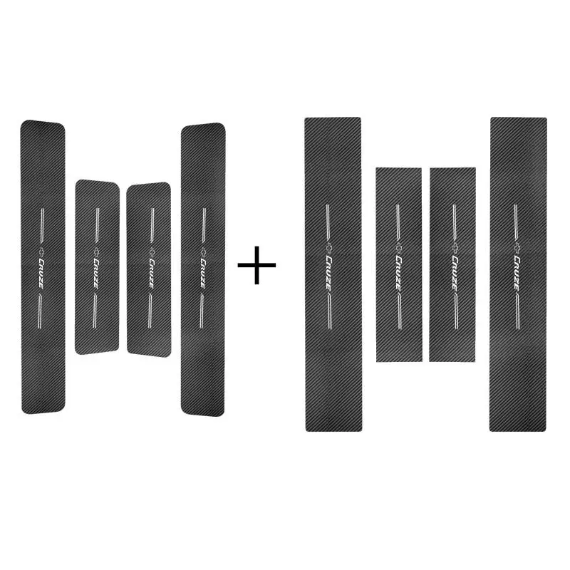 

for Chevrolet Cruze 2009 to 2014 High-quality leather Plate Door Sill Welcome Pedal Car Styling Accessories 8pcs/set