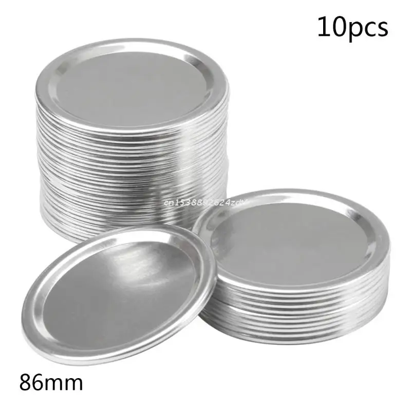 

Canning Lids, Regular Mouth Mason Jar Lids And Bands, Stainless Steel Lids For Mason Jar10 Pack (Silver) 86MM Dropshipping
