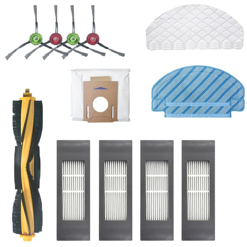 

for ECOVACS OZMO T8 T8 AIVI Sweeping Robot Vacuum Cleaner Main Brush Side Brush Disposable Cleaning Cloth Dust Bag