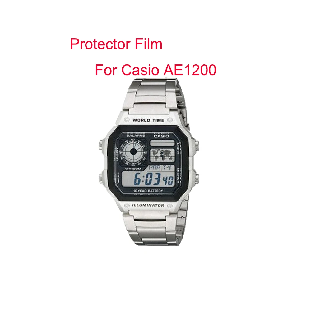 5 шт. защитная пленка Nano HD для спортивных часов Casio AE1200 защита экрана с защитой от