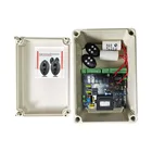 Универсальная печатная плата, плата управления для открывателя поворотных ворот, один двойной двигатель с конденсатором и пультом дистанционного управления 433.92Mzh