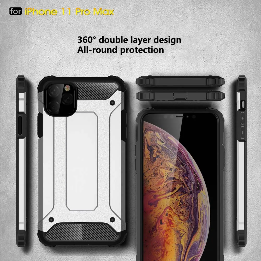 

Four-corner Shatter-resistant Armor Case For Iphone 11 Pro Max For Iphone Xs Max Xr X 8 7 6s 6 Plus Heat Sink Phone Back Cover