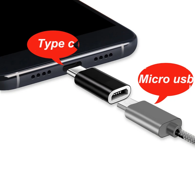 Адаптер USB Type C для Oukitel K5000 WP5000 K10 U25 Blackview BV9900 BV9600 переходник с Micro Мама на Type-C |