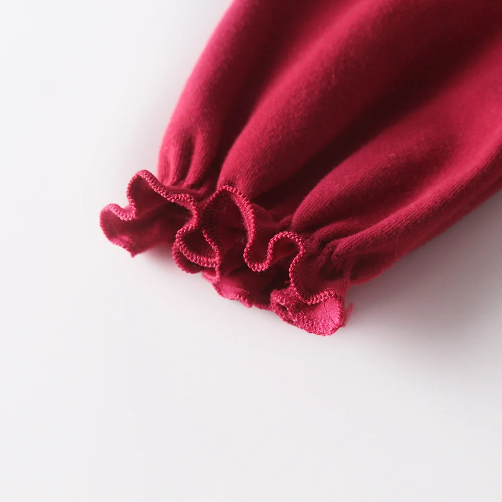 Детский хлопковый комбинезон с длинными рукавами и оборками | Мать ребенок