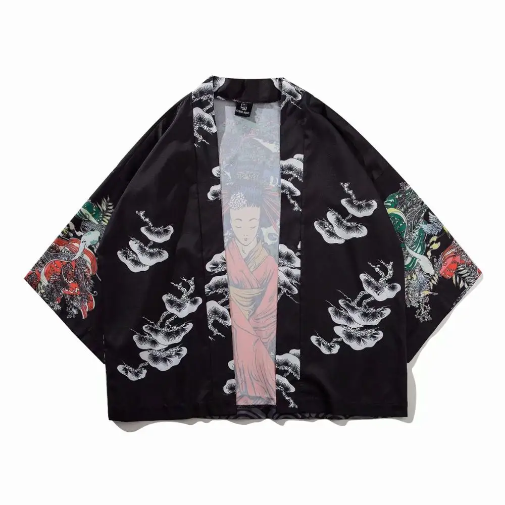 Haori yukata мужское японское кимоно кардиган мужской костюм самурая рубашка куртка