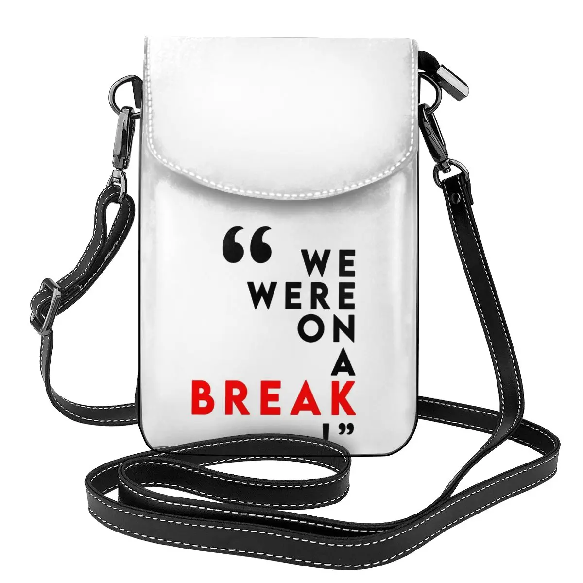 

We Were On A Break Friends Shoulder Bag Tv Series Comedy Vintage Leather School Women Bags Woman Gift Purse