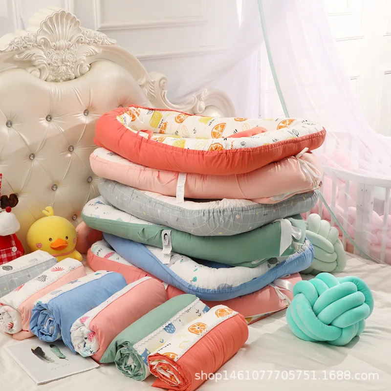 

Cotton crib in-bed neonatal uterine bionic bed portable crib nursery baby baby photography props nursery baby 2021