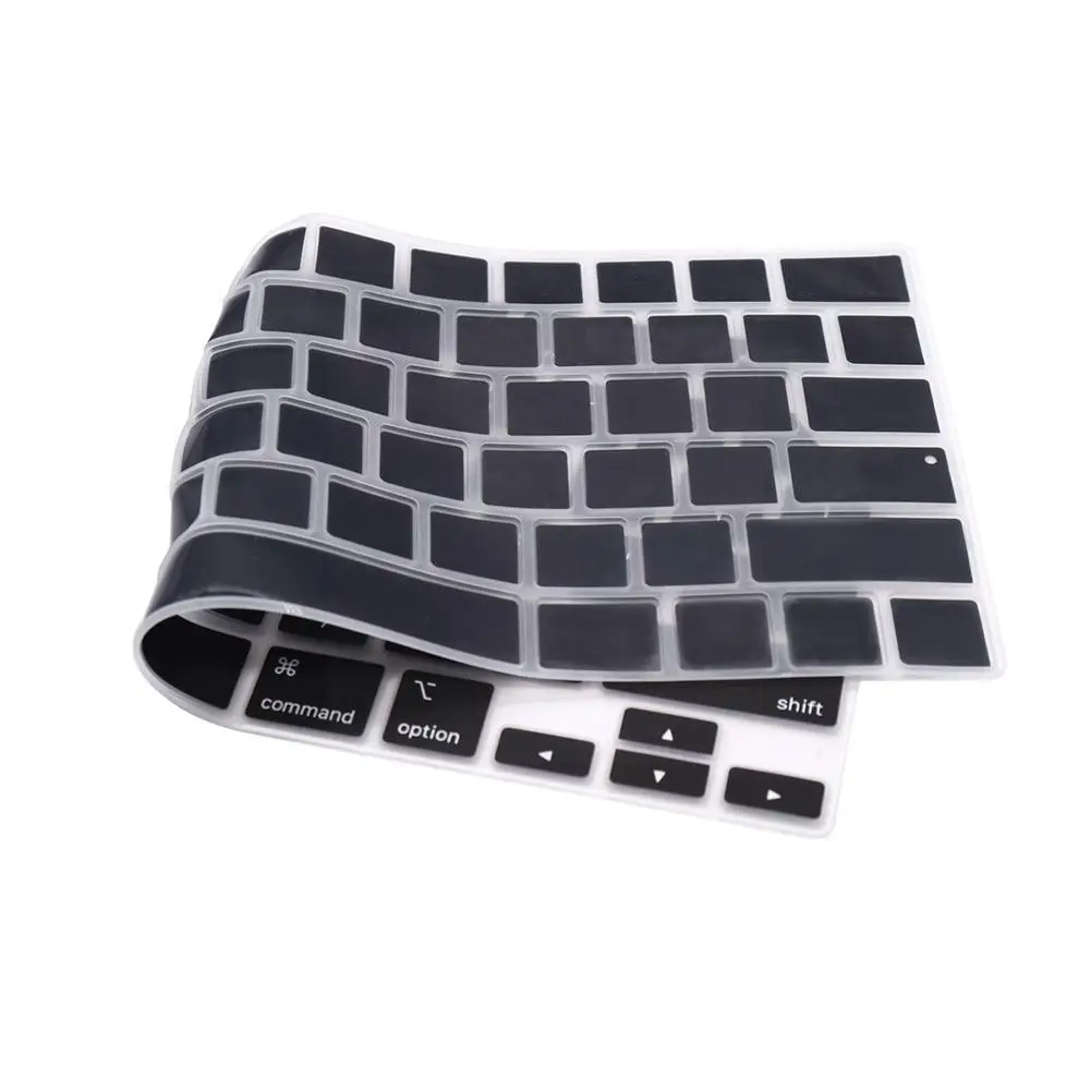 

Ультратонкий Прозрачный чехол для клавиатуры из ТПУ для Pro14 модели 2442 для Pro16 модели A2485 антистатический водонепроницаемый V4q3