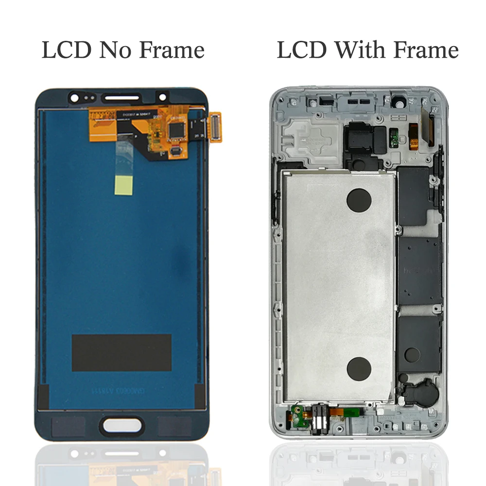 TFT J510 дисплей для samsung Galaxy j5 J510 J500 F FN G Y M H DS кодирующий преобразователь сенсорного экрана в сборе рамка кнопка Home