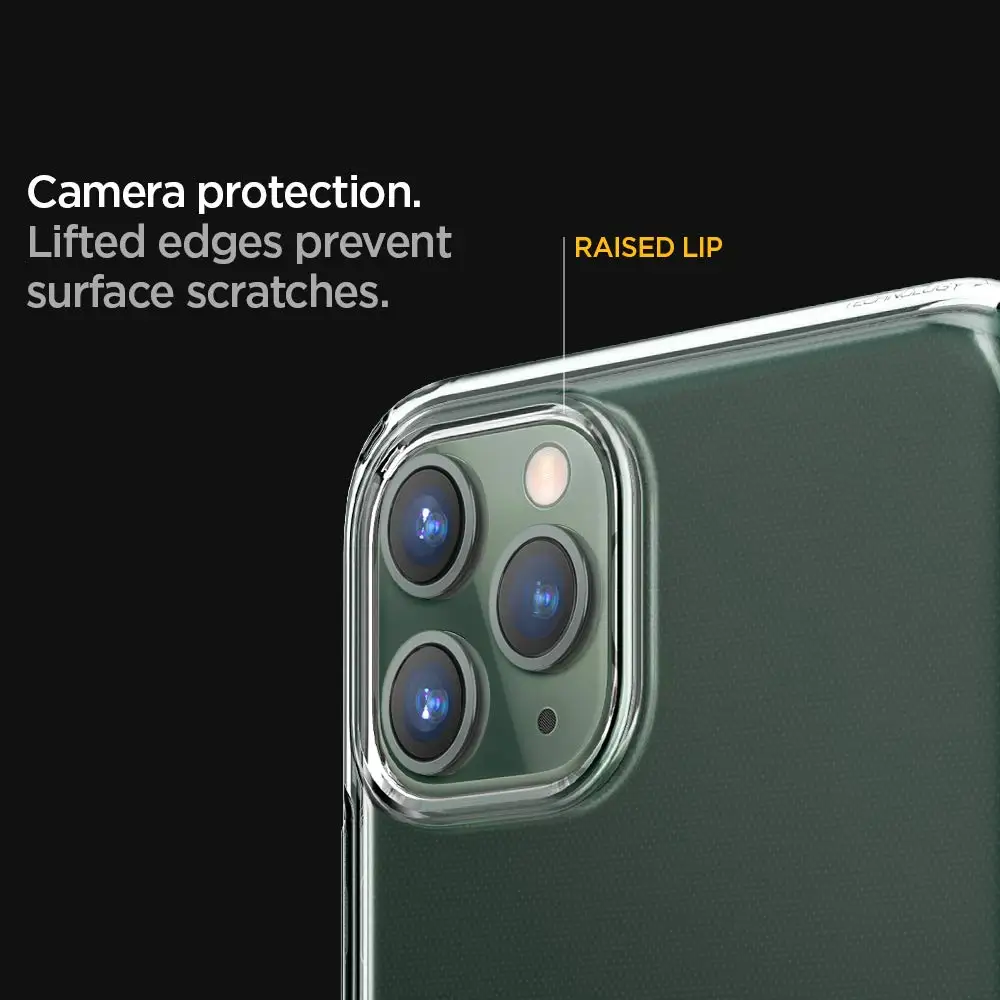 Силиконовый чехол для iPhone 11 Pro Max прозрачный ультратонкий ударопрочный