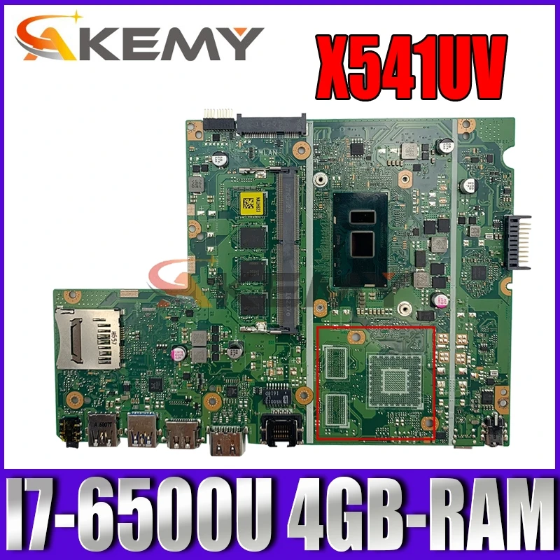Материнская плата Akemy X541UV для ноутбука ASUS VivoBook X541UA X541U оригинальная материнская