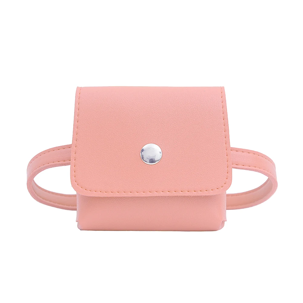 

Stylish Women PU Leather Chest Bags Solid Color Chest Pack Female Cross Body Pocket Mini Purs Mobile Phone Pouch