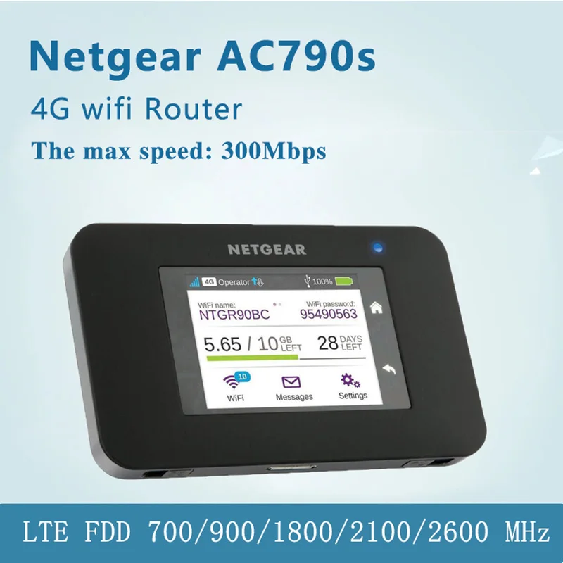 Разблокированный Мобильный Wi Fi роутер ac790s 4g sim карта cat6 Netgear Aircard 790s мини usb