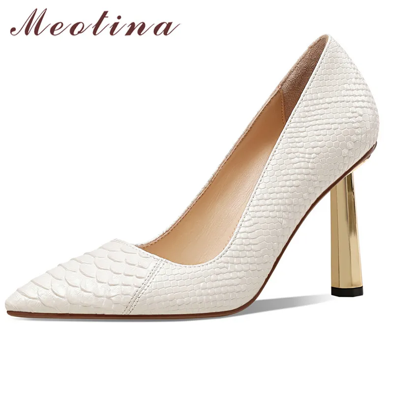 

Meotina Shoes Women Pointed Toe Stiletto Heels Pumps Shallow Extreme High Heel Wedding Shoes Fashion Footwear Ladies Spring 43