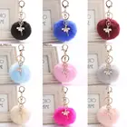 Модная женская сумка, аксессуары, пушистая сумочка ангела, подвеска, балетная танцевальная девушка, брелок из искусственного кроличьего меха, декоративные сумки