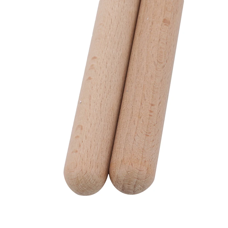 

Rhythm Sticks Natural Wooden Drum Sticks, Classic Claves Percussion Instrument, Kid Children Musical Instrument Rhythm Toy