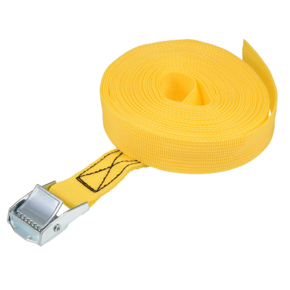 

Ремешок для крепления uxcell 7 м x 25 мм, ремни для груза с застежкой для камеры, рабочая нагрузка 250 кг, желтый