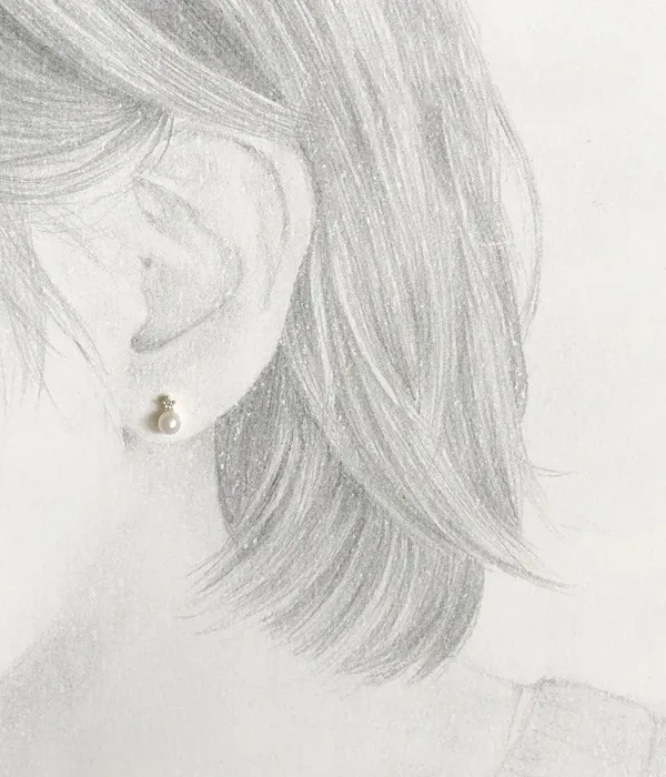 9K твердая Золотая капля жемчужная подвеска ювелирное изделие Минимальный