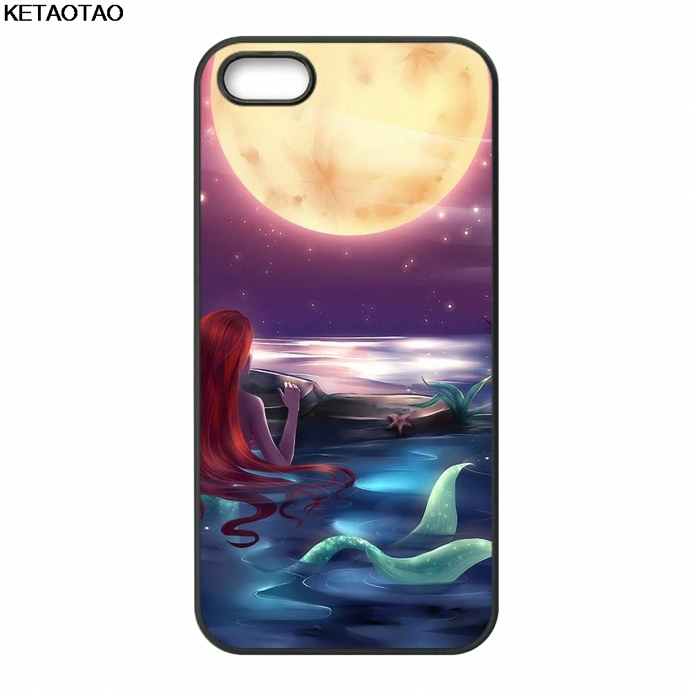 KETAOTAO тату Серия небольшая сирена Ариэль чехол для телефона s iPhone 4S se 5 6 5C 5S 6S 7 8 SE Plus