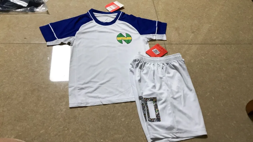 Asia Kids / men size, Camisetas football japan france spain,Oliver Atom Maillot de Foot Enfant Captain Tsubasa Jersey
