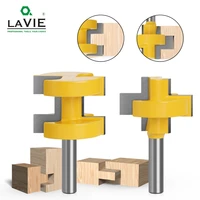 lavie 2pcs set 8mm shank big size t slot square tooth tenon bit milling cutter carving router bits for wood tool woodworking