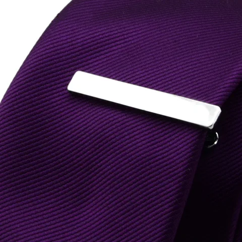 Роскошные Зажимы для галстука для мужчин s 4 см из медного сплава простой короткий зажим для галстука Изящные квадратные лаковые мужские деловые Зажимы для галстука аксессуары