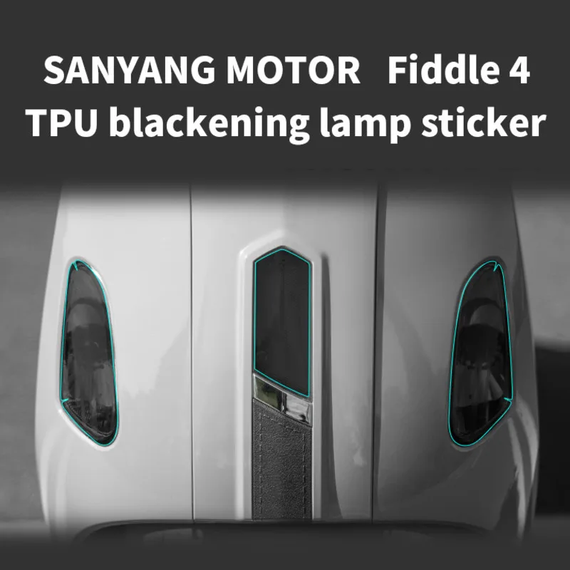 

Motorcycle Special Self Repairing Scratches of Transparent Tpu Protective Film Refitted with Fumigation Lamp for sym Fiddle 4