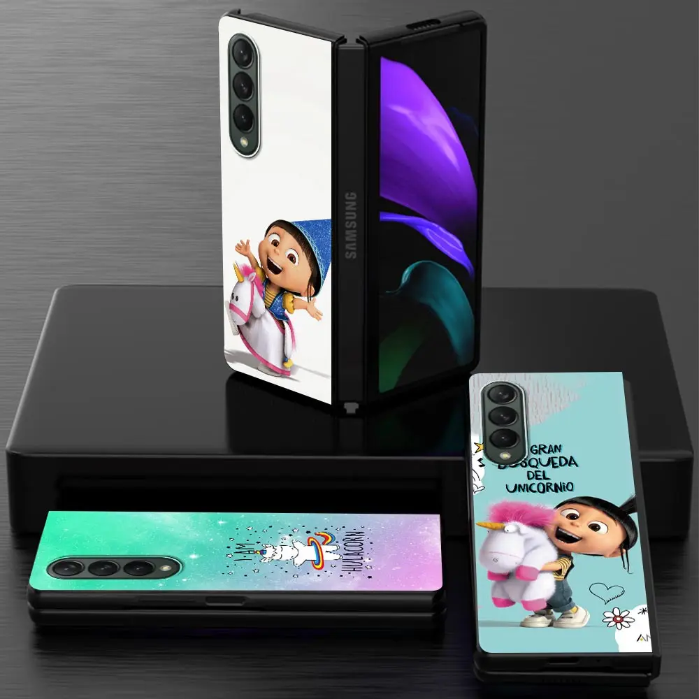 

My Unicorn Agnes Cute Little Girl For Samsung Galaxy Z Fold3 5G Hard Slim Cover Ultra-thin anti-drop For Galaxy Z Fold 3 Shell