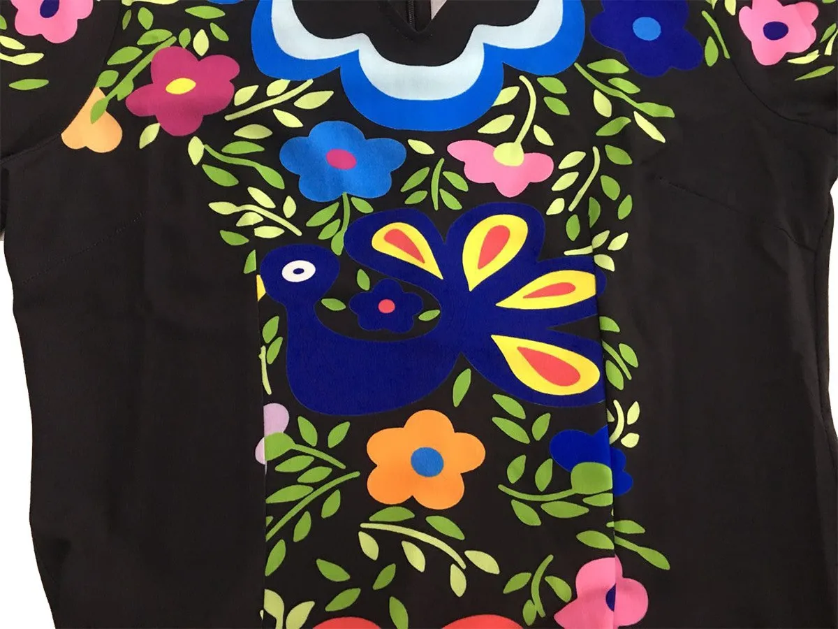 

Sexy V Neck Autumn Casual Loose Long Flare Sleeve Women Dresses 2020 Fashion Bohemian Floral Embroidery Maxi Dress Vestidos