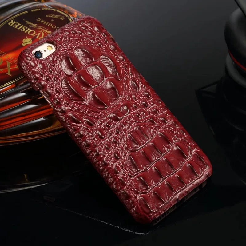Ретро чехол для samsung Galaxy Note 9 8 10 Pro S8 S9 Plus натуральная кожа Крокодиловая Кожа