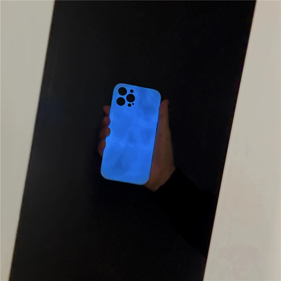 Роскошный милый 3D чехол светящийся простой белый для телефона iPhone 11 12 13 Pro XS Max XR X 7