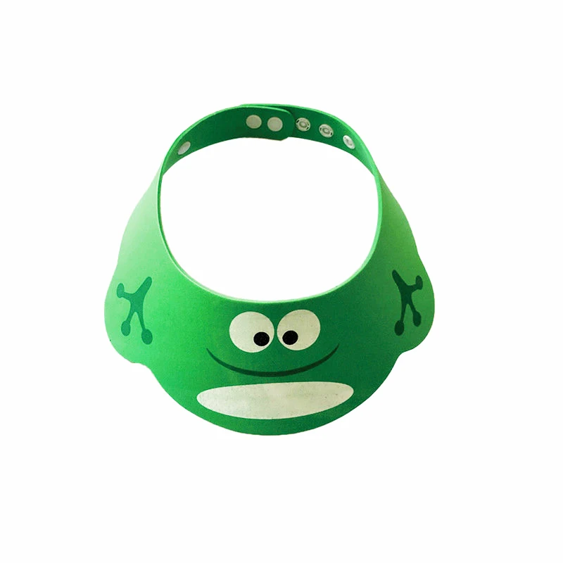 Детская шапочка для шампуня регулируемая предохранительная душа мягкий клей