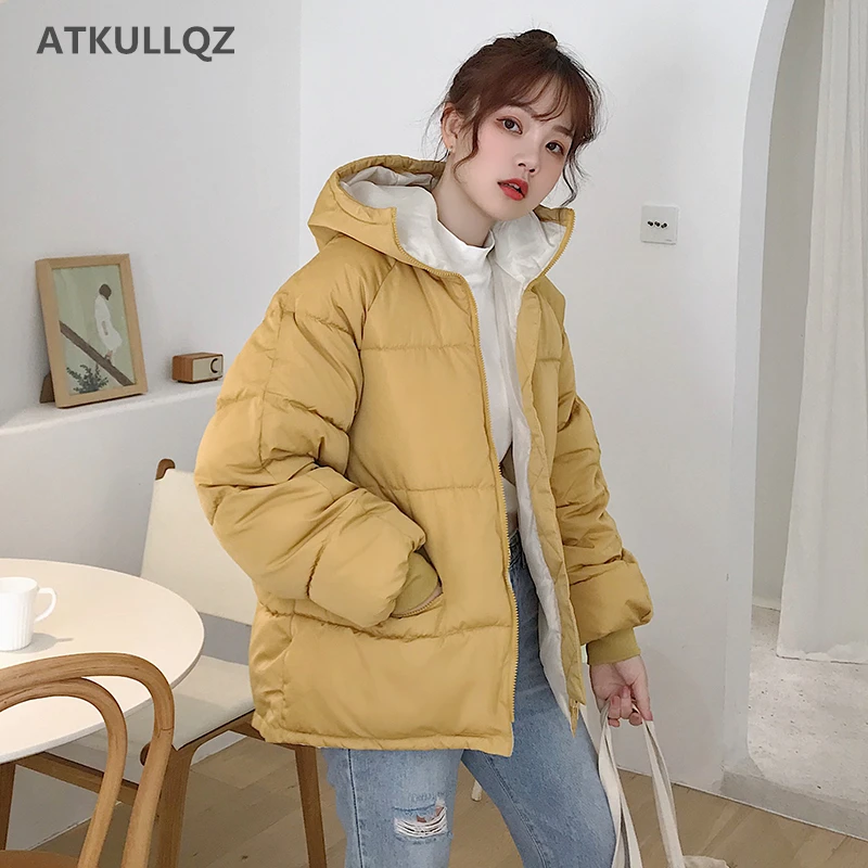 

Winter cotton clothing female version of the thickening bread clothing winter clothes cotton women short paragraph loose coat