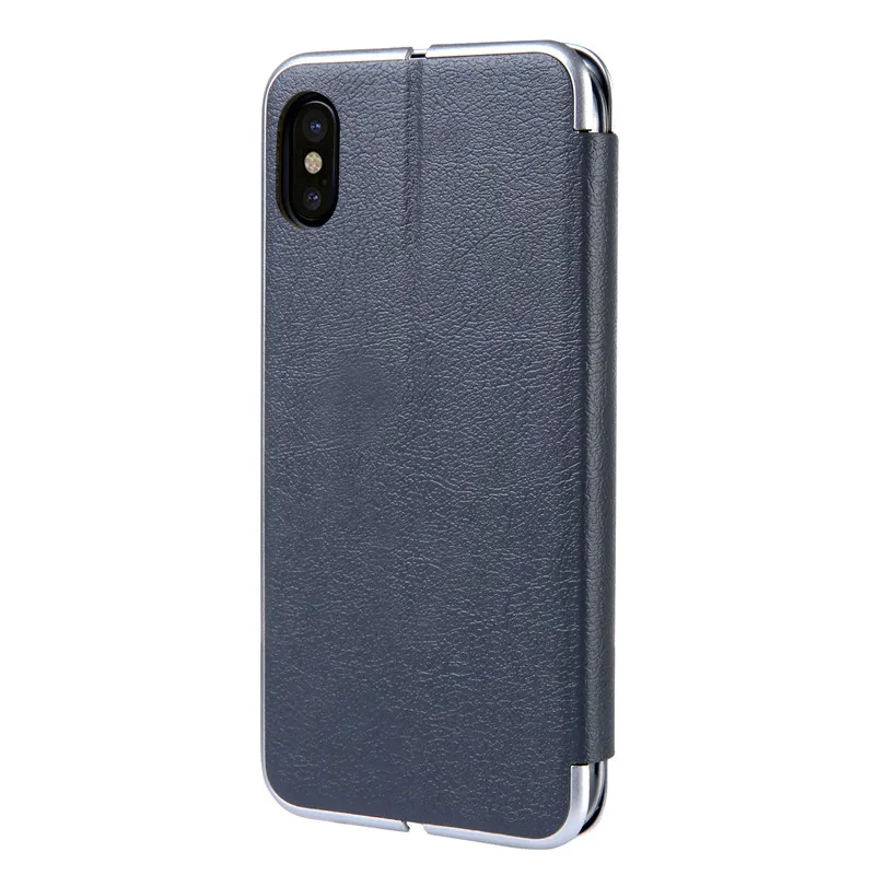 Серый Раскладушка чехол для телефона samsung Galaxy Note 8 9 10 Plus S7 Edge S8 S9 Plus S10 5G S10e S10 Plus защитный чехол - Цвет: Серый