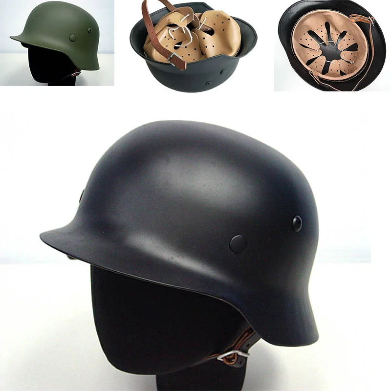 

Тактический шлем для страйкбола M35, немецкий армейский классический Burgomasters, для занятий спортом на открытом воздухе, для пейнтбола, Стально...