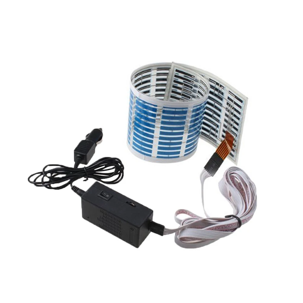 Music Rhythm Sound Audio Activated Sensor Car LED Flash Light Equalizer Blue | Автомобили и мотоциклы