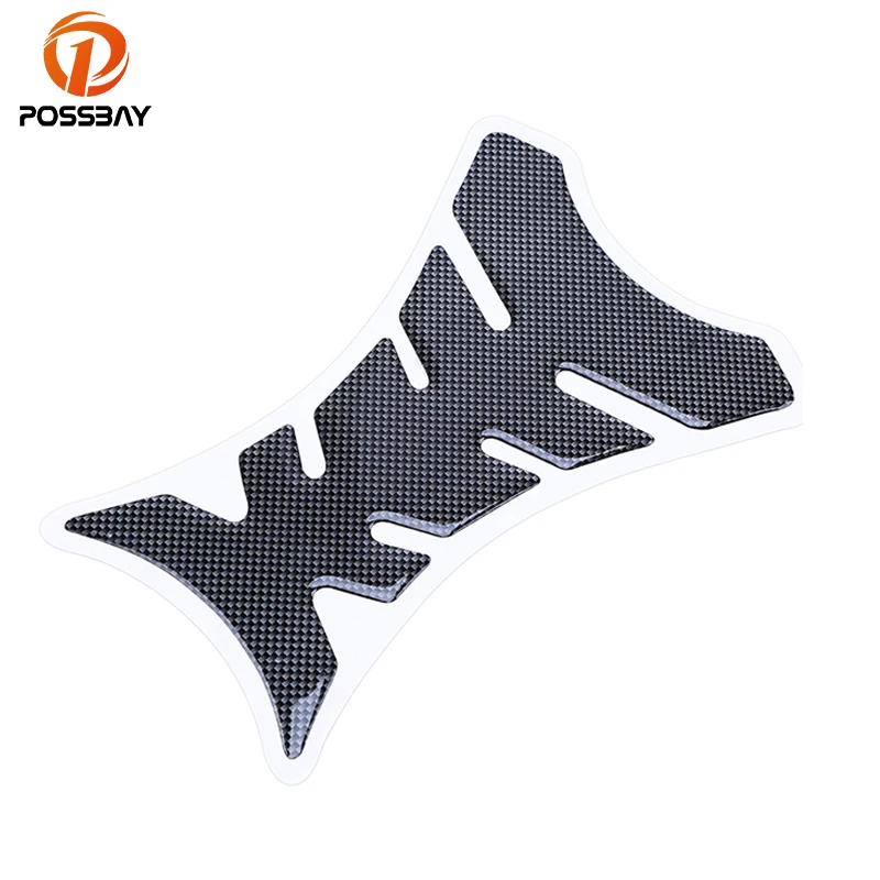 Углеродное волокно 3D Универсальный Fishbone мотоцикл газ масло Топливный бак Pad