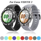 Быстросъемный ремешок для смарт-часов Coros VERTIX 2 Easyfit, силиконовый ремешок 22 26 мм для Garmin Fenix 6X Pro 5X Plus, браслет на запястье