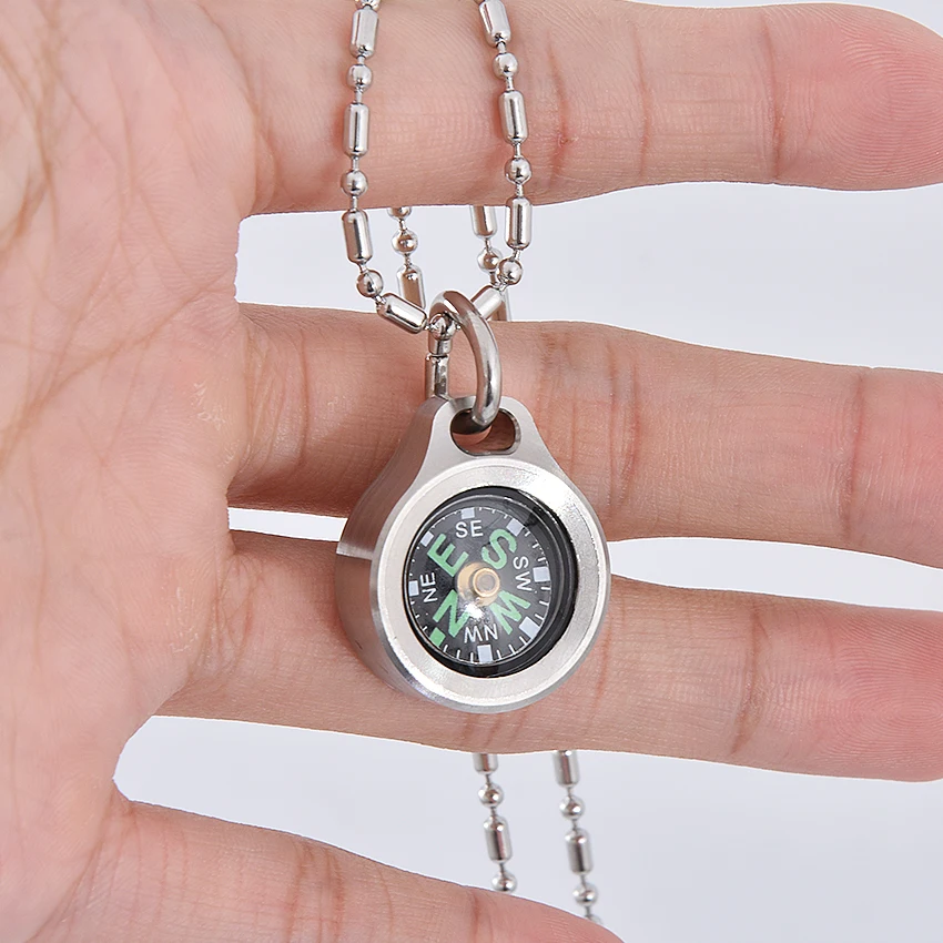 Походный переносной титановый сплав/латунный Карманный Золотой Компас