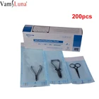 200 шт., одноразовые пакеты для стерилизации инструментов для ногтей