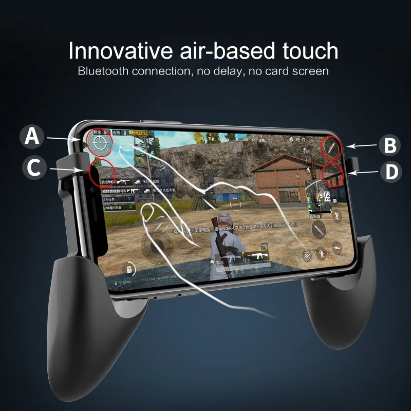 Pubg мобильный контроллер геймпад джойстик для iPhone 11 Pro XS X 8 7 6s Plus контроллер Celular 4,7-6 ''смартфон игровой коврик Манетт