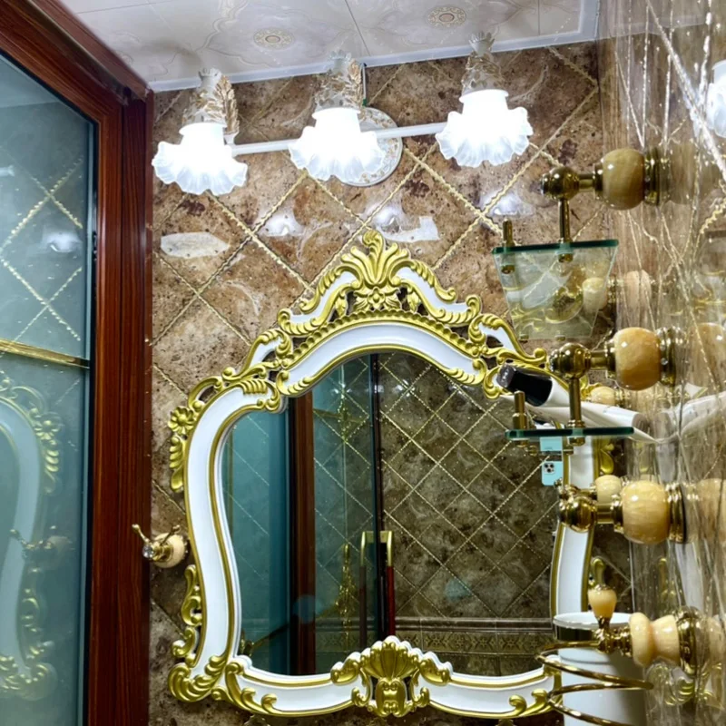 E14 стеклянный абажур для светодиодной лампы Ванная комната Светильник туалет