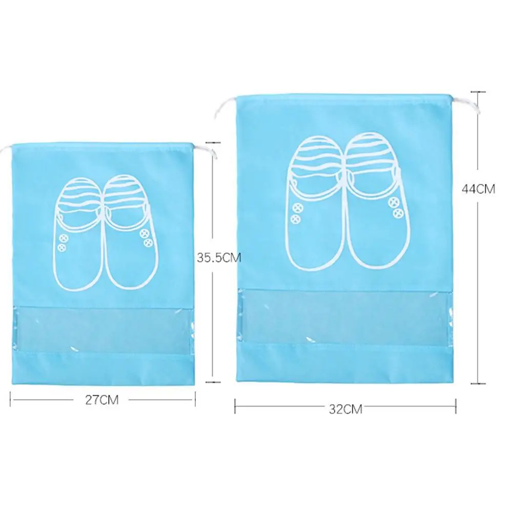 2 размера водонепроницаемая сумка для обуви дорожная Портативная хранения