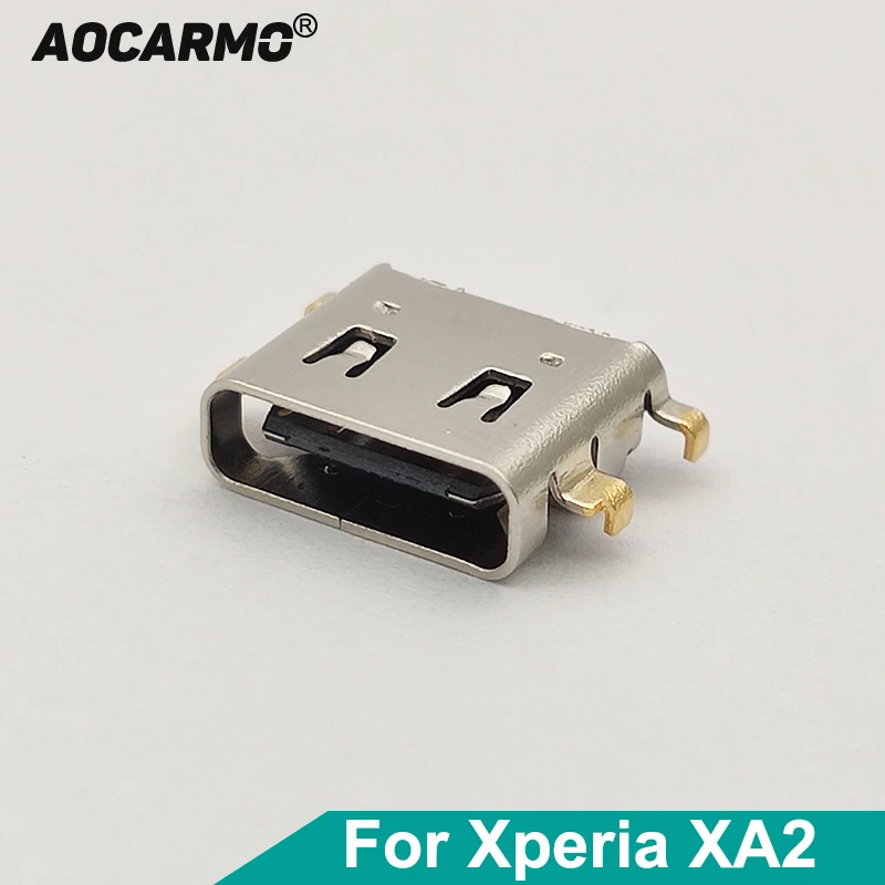 Зарядный USB порт Aocarmo Type C для Sony Xperia XA2 гибкий кабель док разъем запасная часть H3113