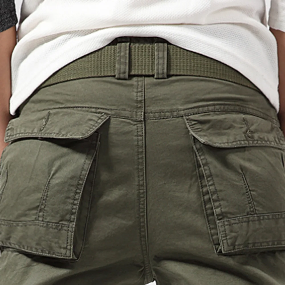 Мужские спортивные брюки Facecozy ветрозащитные карго с несколькими карманами для